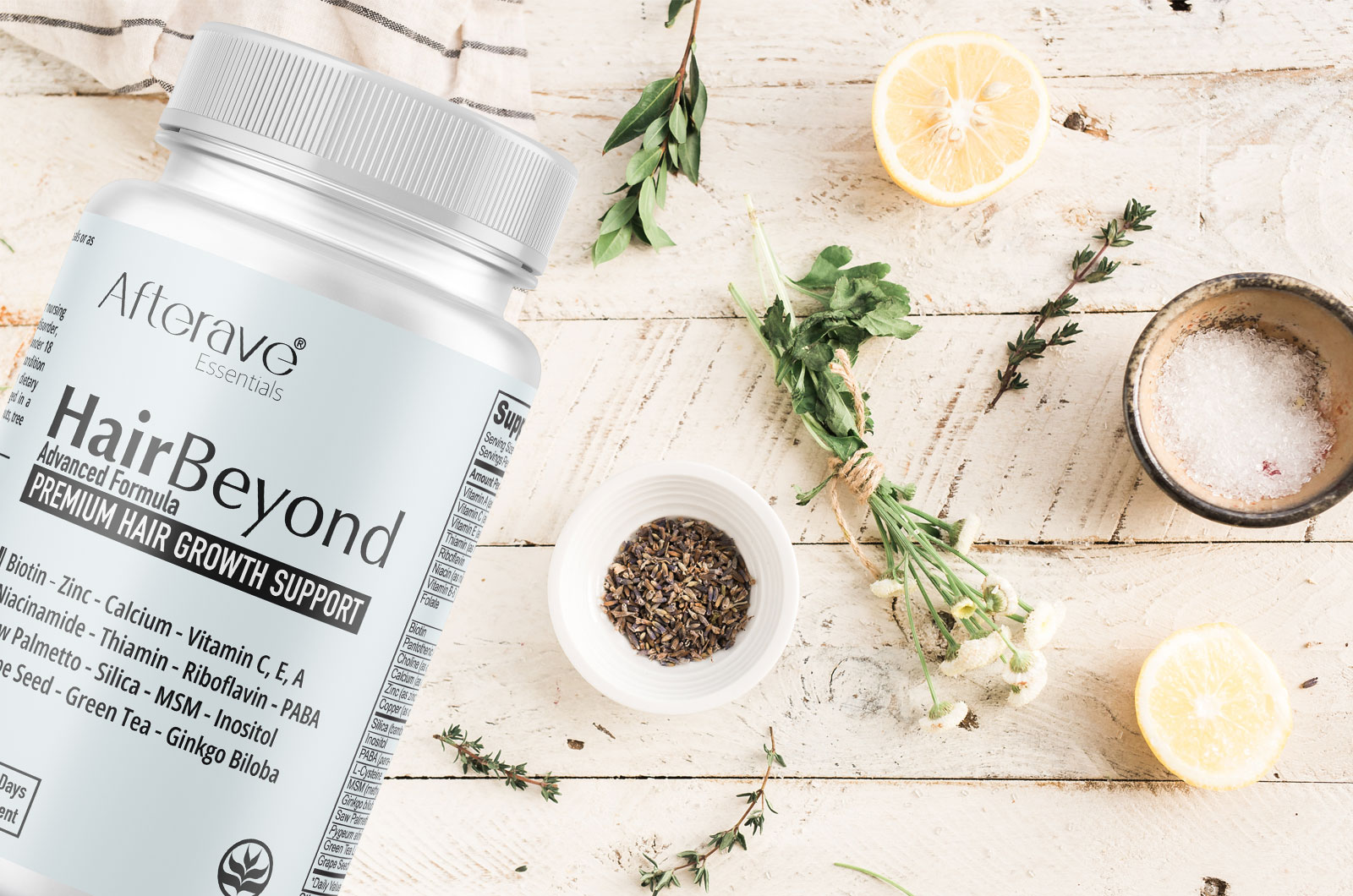 HairBeyond Advanced Formula – Premium Hair Growth Support is a USA-made product manufactured in an FDA-certified facility. We believe in our process and stand behind our product’s quality and safety with high-quality sourced from over 25 clinically proven active ingredients.