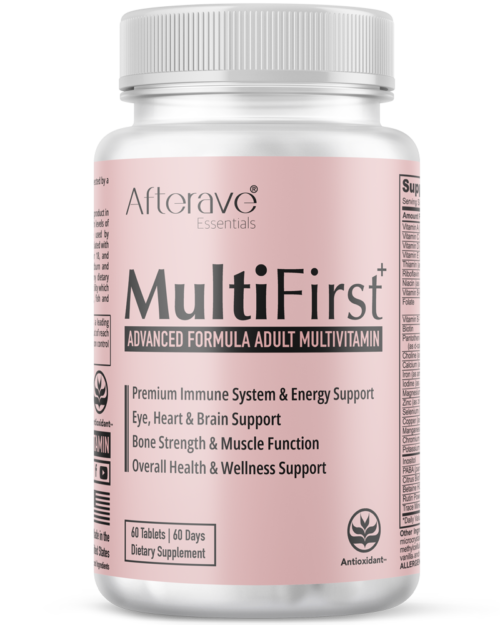 MultiFirst Advanced Formula Adult MultiVitamin is an enhanced metabolism booster for energy and focus and supports the immune system and overall body performance.