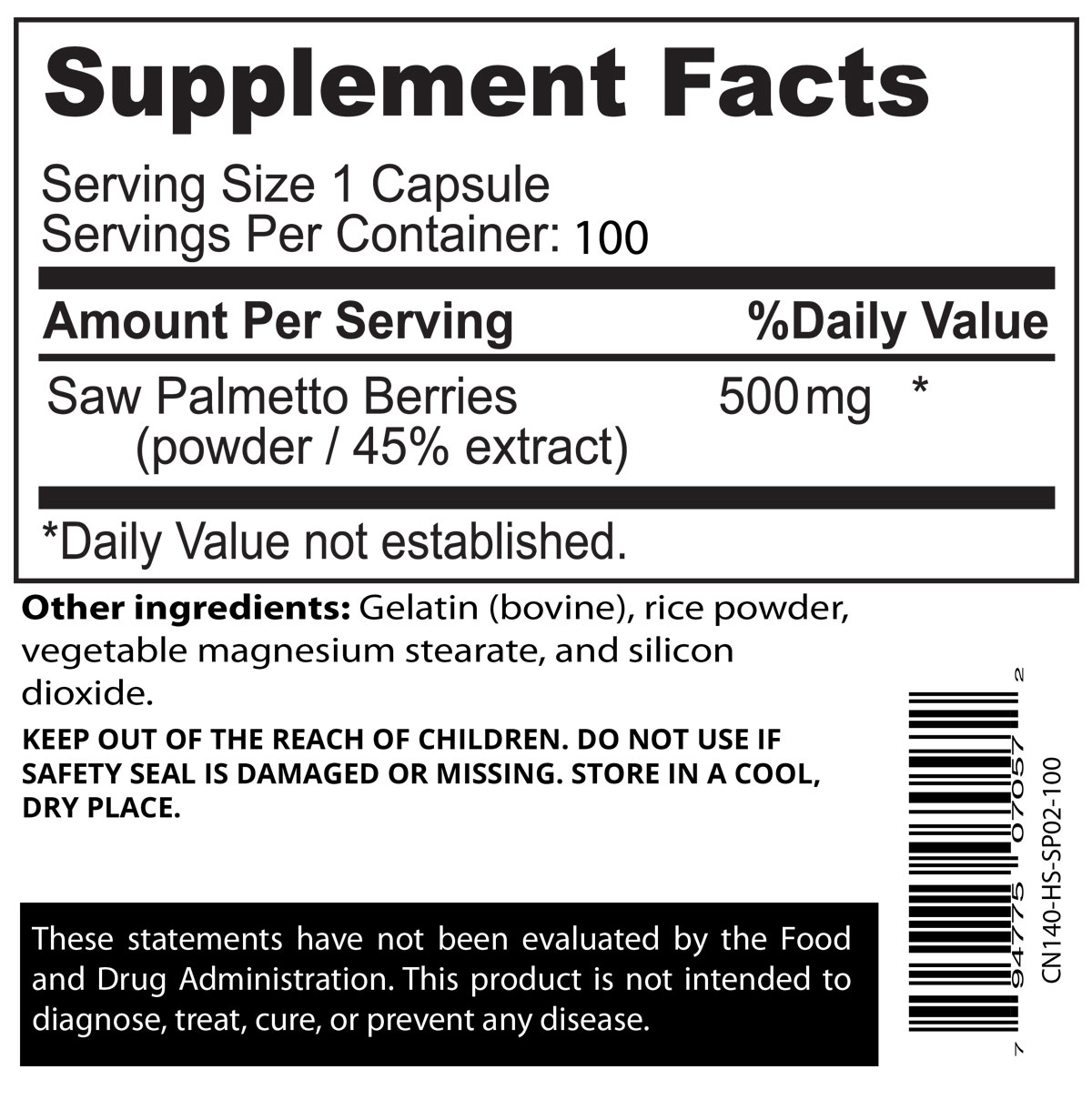 Take one capsule daily, preferably with meals or as directed by a healthcare professional.